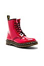view 2 of 5 1460 3 Eye Boots in Red