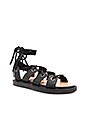 view 2 of 5 Jasmine Ghillie Sandal in Black
