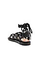 view 3 of 5 Jasmine Ghillie Sandal in Black