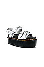view 2 of 5 Voss II Quad Chain Sandal in White