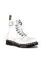view 2 of 5 1460 Pascal Chain Boot in White