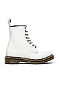 view 1 of 6 1460 8-Eye Boot in White