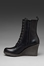 view 5 of 5 Marcie 10 Eye Zip Boot in Black