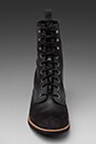 view 4 of 4 Lucie 9 Tie Boot in Black