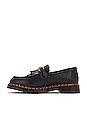 view 5 of 5 Adrian Snaffle Cambridge Hair On Loafer in Black & Micro Leopard