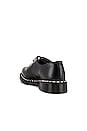 view 3 of 6 1461 White Stitch Shoe in Black