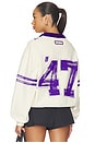 view 4 of 6 The Letterman Pullover in La Lakers