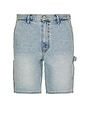 view 1 of 6 CARPENTER 데님 쇼츠 in Light Blue