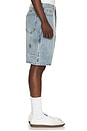 view 2 of 6 Classic Carpenter Denim Shorts in Light Blue