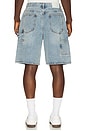 view 4 of 6 Classic Carpenter Denim Shorts in Light Blue