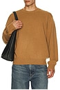 view 3 of 4 Cashmere Crew Neck Sweater in Camel