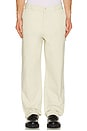 view 4 of 5 Patched Carpenter Pants in Cream