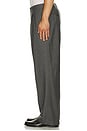 view 4 of 5 PANTALONES ANCHOS PLEATED in Melange Grey
