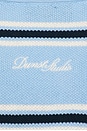 view 3 of 4 Polo Top in Sky Blue & Cream