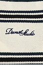 view 3 of 4 Polo Top in Cream & Navy