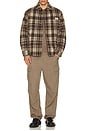 view 5 of 5 Quilted Check Flannel Shirt in Brown Check