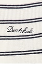 view 5 of 5 Striped Polo in Off White