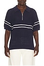view 1 of 4 Half Zip Polo in Dark Navy