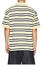 view 2 of 5 Chunky Striped Polo Shirt in Lemon Stripe