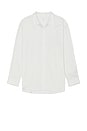 view 1 of 4 Oversized Shirt in Misty Blue Stripe