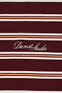 view 3 of 4 Multi Stripe Long Sleeve Tee in Burgundy Stripe