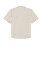 view 2 of 4 Short Sleeve Shirt in Cream Stripe