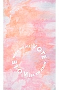 view 5 of 5 X When We All Vote Sorbet Tie Dye Tank in Seafoam, Tangerine & Rose