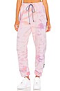 view 1 of 5 Tie Dye Collection Sweatpants in Pastel Sunset