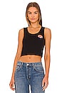 view 1 of 4 Cropped Tank in Black