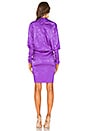 view 3 of 4 VESTIDO IDA in Purple Leopard