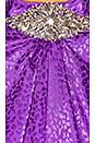 view 4 of 4 VESTIDO IDA in Purple Leopard