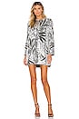 view 1 of 4 Clara Mini Dress in Silver