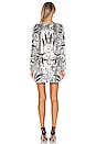 view 3 of 4 Clara Mini Dress in Silver