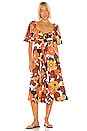 view 1 of 3 Mor Dress in Orange Brown Flower