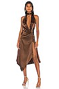 view 1 of 3 Olla Dress in Dark Brown