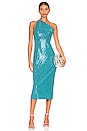 view 1 of 4 Lima Dress in Turquoise