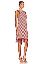 view 2 of 3 Yani Midi Dress in Red & Cream