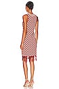 view 3 of 3 Yani Midi Dress in Red & Cream