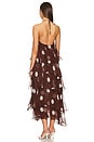 view 3 of 3 Gila Dress in Dots Brown