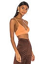 view 2 of 4 Willa V Knit Bra in Orange