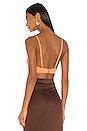 view 3 of 4 Willa V Knit Bra in Orange