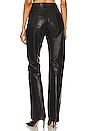 view 3 of 4 LIDRA レザーパンツ in Black