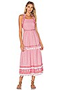 view 1 of 4 Joseff Dress in Red & White