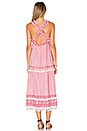 view 3 of 4 Joseff Dress in Red & White