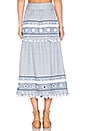 view 3 of 5 Ataliya Maxi Skirt in Blue & White