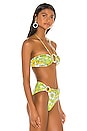 view 2 of 4 Erica Bikini Top in Green Flower