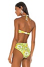 view 4 of 4 Erica Bikini Top in Green Flower