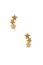 view 1 of 3 Three Wishes 3 Star Stud Earring in Gold Dipped