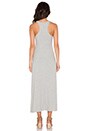 view 3 of 3 Tank Maxi Dress With Front Slit in Silver