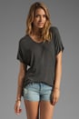 view 1 of 4 2x1 Rib Dolman Short Sleeve in Shadow